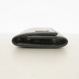 【5he4538】グッチ キーケース GGマーモント 435305 レザー ブラック シルバー金具【中古】メンズ レディース ユニセックス