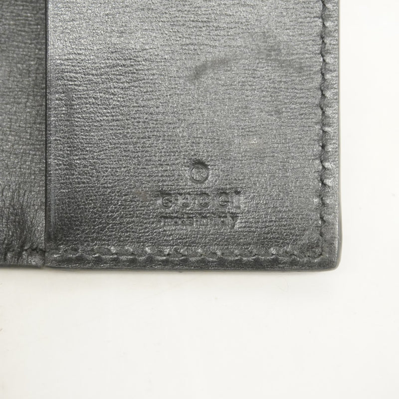 【5he4538】グッチ キーケース GGマーモント 435305 レザー ブラック シルバー金具【中古】メンズ レディース ユニセックス