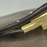 【5he4585-h】フェンディ ハンドバッグ ピーカブー エックスライト レザー ブラウン ゴールド金具【中古】レディース