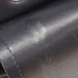 【5he4601-h】シャネル ショルダーバッグ マトラッセ Wフラップ Wチェーン ツイード ネイビー ホワイト シルバー金具【中古】レディース