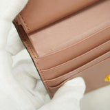 【5he4682-h】フェンディ 財布 エフイズフェンディ レザー ピンクベージュ ゴールド金具【中古】レディース