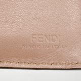 【5he4682-h】フェンディ 財布 エフイズフェンディ レザー ピンクベージュ ゴールド金具【中古】レディース