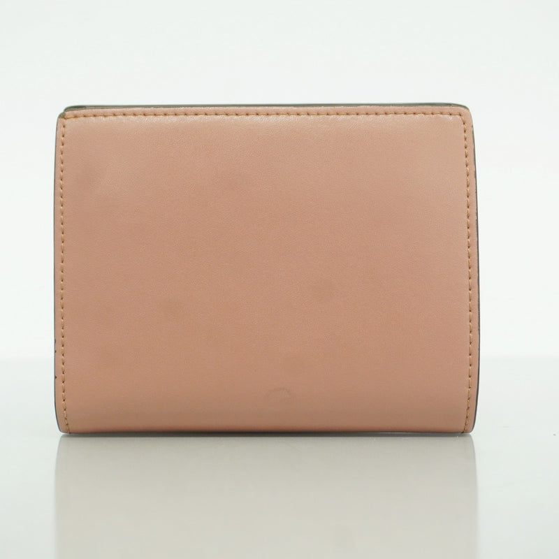 【5he4682-h】フェンディ 財布 エフイズフェンディ レザー ピンクベージュ ゴールド金具【中古】レディース