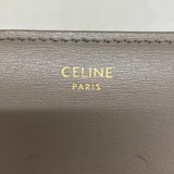 【5he4736-h】セリーヌ 三つ折り財布 トリオンフ レザー ブラウン ゴールド金具【中古】レディース