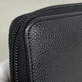 【5he4740-h】シャネル 長財布 キャビアスキン ブラック シルバー金具【中古】レディース