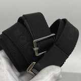 【5he4752-h】クリスチャンディオール ショルダーバッグ オブリークジャカード キャンバス レザー ブラック シルバー金具【中古】メンズ