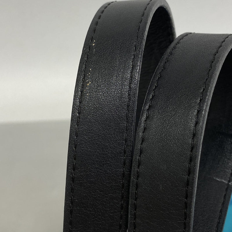 【5he4753-h】シャネル トートバッグ カメリア キャンバス ターコイズブルー ブラック シルバー金具【中古】レディース