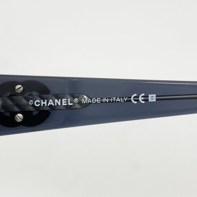 【5he4783-h】シャネル サングラス 5101 プラスチック ブラック シルバー金具【中古】レディース