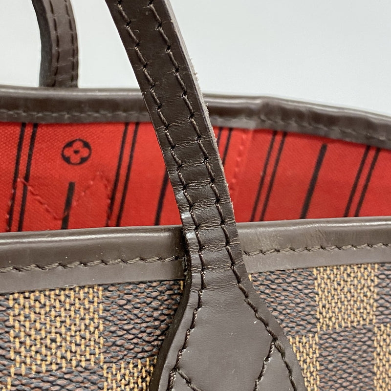 【5he4883-b-h】ルイヴィトン トートバッグ ダミエ ネヴァーフルMM N51105 エベヌ【中古】レディース