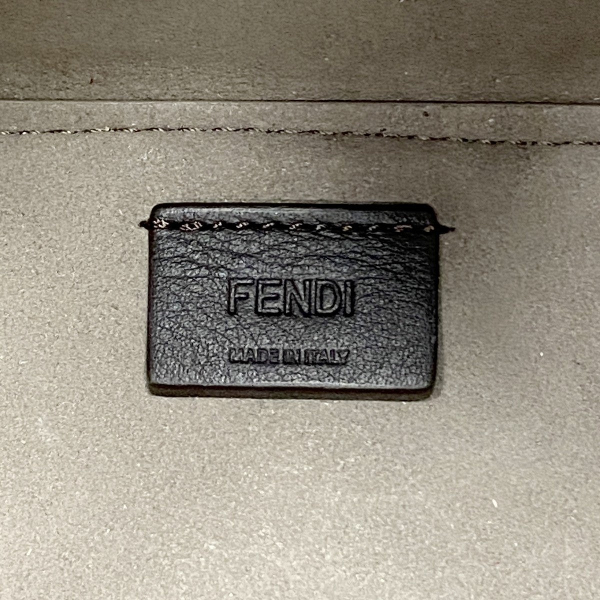 【5he4905-h】フェンディ ショルダーバッグ フェンディ オリガミ レザー ベージュ ゴールド金具【中古】レディース
