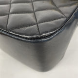 【5he4918-h】シャネル ショルダーバッグ マトラッセ チェーンショルダー ラムスキン ブラック ゴールド金具【中古】レディース