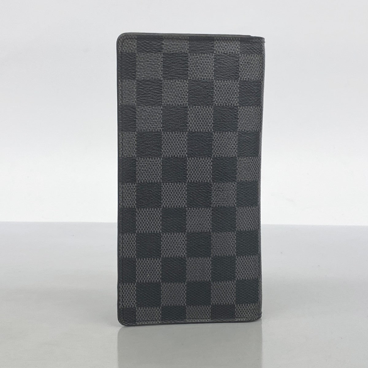 【5he4926-h】ルイヴィトン 長財布 ダミエ・グラフィット ポルトフォイユブラザ N62665 ブラック【中古】メンズ