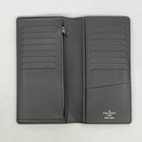 【5he4926-h】ルイヴィトン 長財布 ダミエ・グラフィット ポルトフォイユブラザ N62665 ブラック【中古】メンズ
