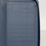 【5he4937-h】ルイヴィトン 長財布 LVアエログラム ジッピーウォレットヴェルティカル M81767 マリーヌ【中古】メンズ