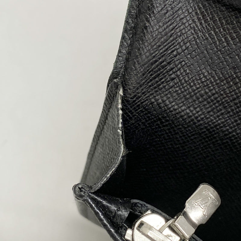 【5he4939-h】ルイヴィトン 長財布 ダミエ・グラフィット ポルトフォイユブラザ N62665 ブラック グレー【中古】メンズ