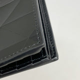 【5he5033-h】プラダ 財布 レザー ブラック シルバー金具【中古】メンズ