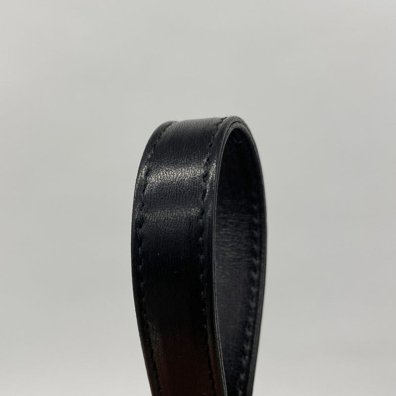 【5he5106-h】クリスチャンディオール ハンドバッグ カナージュ レディディオール レザー ブラック ゴールド金具【中古】レディース