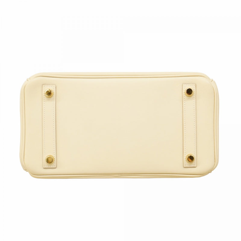 【5he5127-h】エルメス ハンドバッグ バーキン25 スイフト クレ ゴールド金具 X刻印【中古】レディース