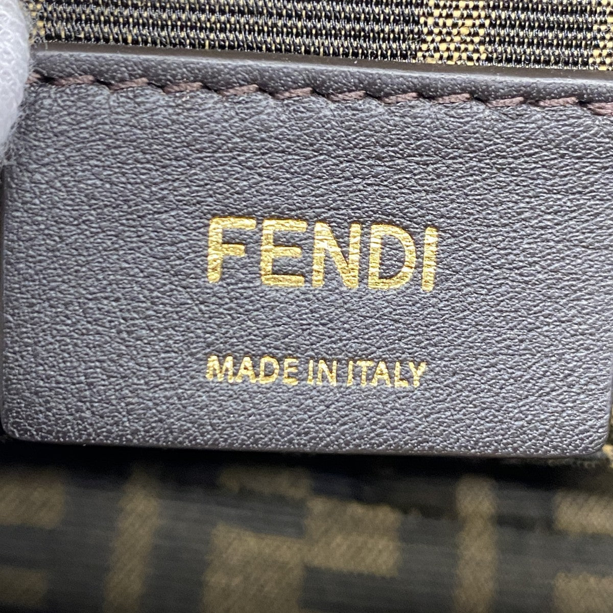 【5he5194-b-h】フェンディ ショルダーバッグ バイザウェイミニ レザー ブラウン ゴールド金具【中古】レディース
