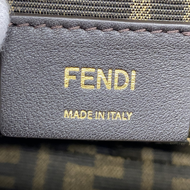 【5he5194-b-h】フェンディ ショルダーバッグ バイザウェイミニ レザー ブラウン ゴールド金具【中古】レディース