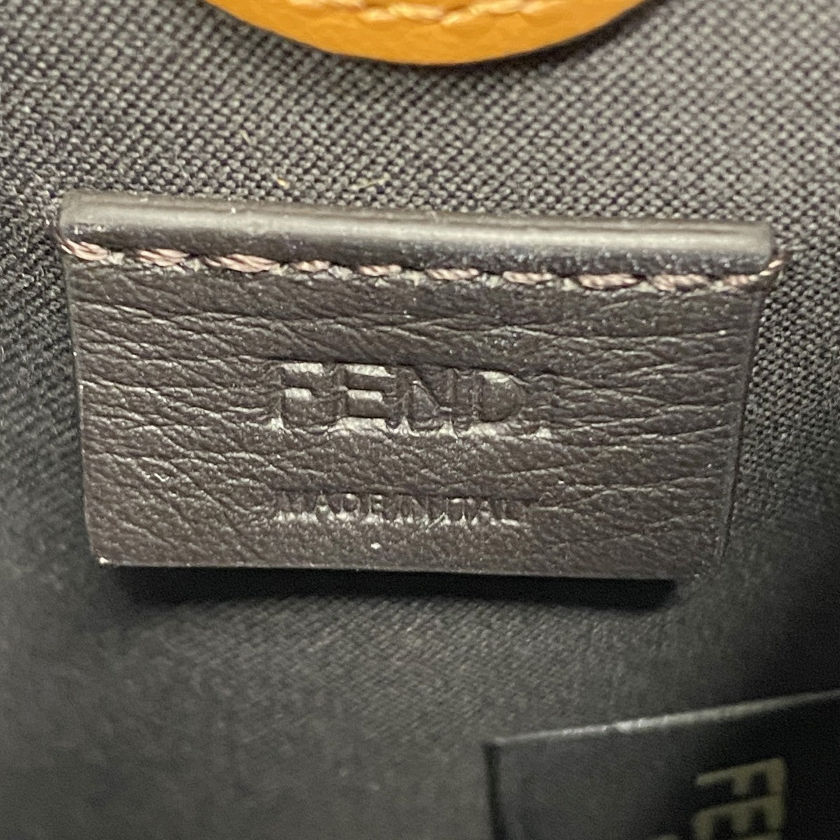 【5he5206-h】フェンディ ショルダーバッグ レザー ブラウン ゴールド金具【中古】レディース
