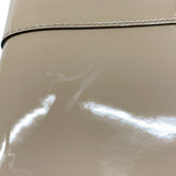 【5he5208-h】グッチ ハンドバッグ ホースビット 319795 エナメル ライトブラウン ゴールド金具【中古】レディース