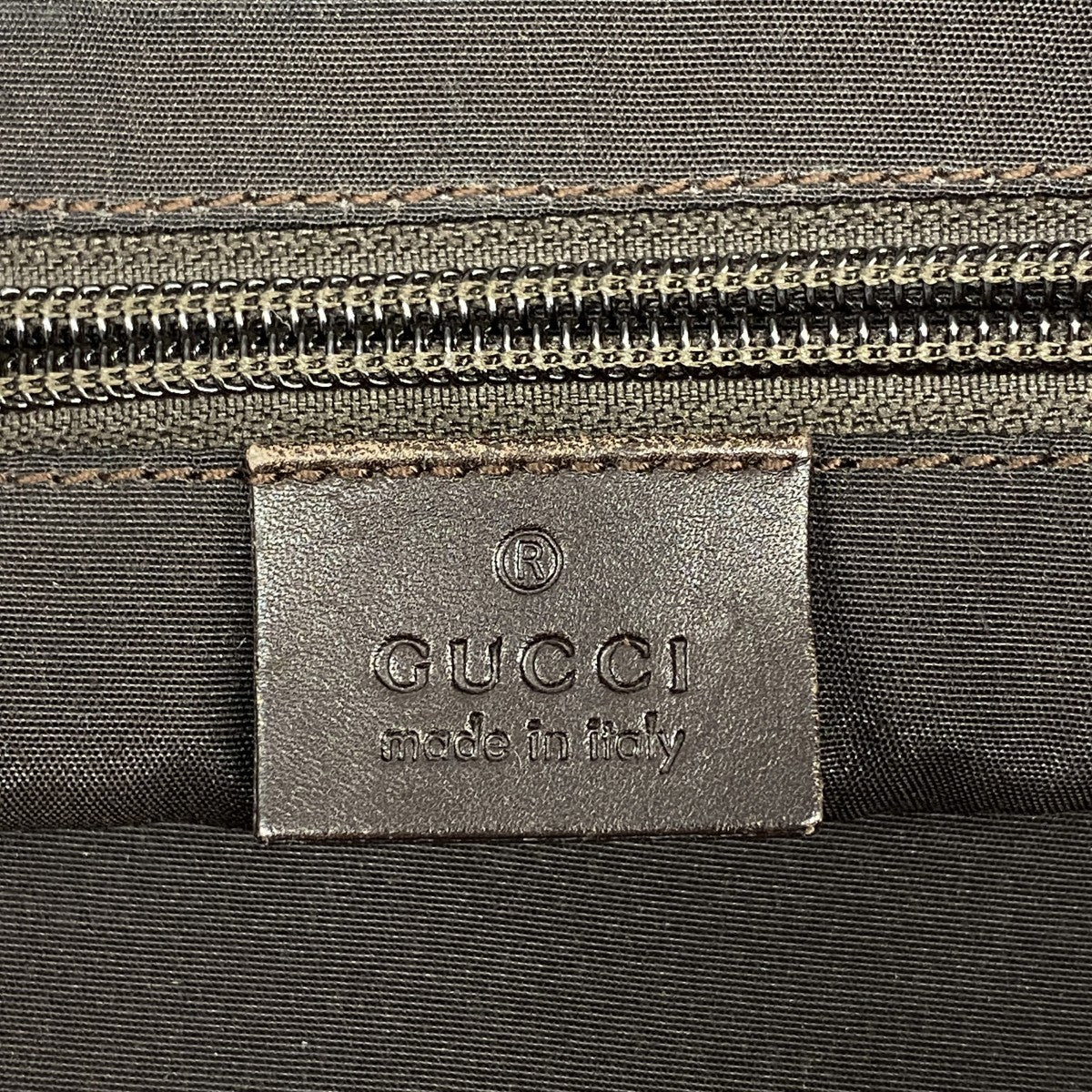 【5he5254-h】グッチ ショルダーバッグ GGキャンバス 145857 キャンバス ブラウン シルバー金具【中古】レディース