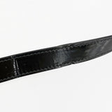 【5he5255-h】グッチ ブリーフケース バンブー 015 1046 3304 エナメル ブラック シルバー金具【中古】メンズ