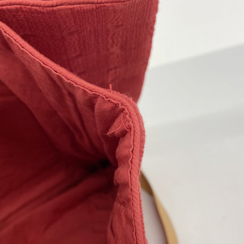 【5he5271-h】エルメス ショルダーバッグ アメダバカバドゥポッシュ キャンバス レッド ゴールド金具【中古】レディース