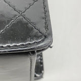 【5he5299-h】シャネル ハンドバッグ マトラッセ パテントレザー ブラウン ゴールド金具【中古】レディース