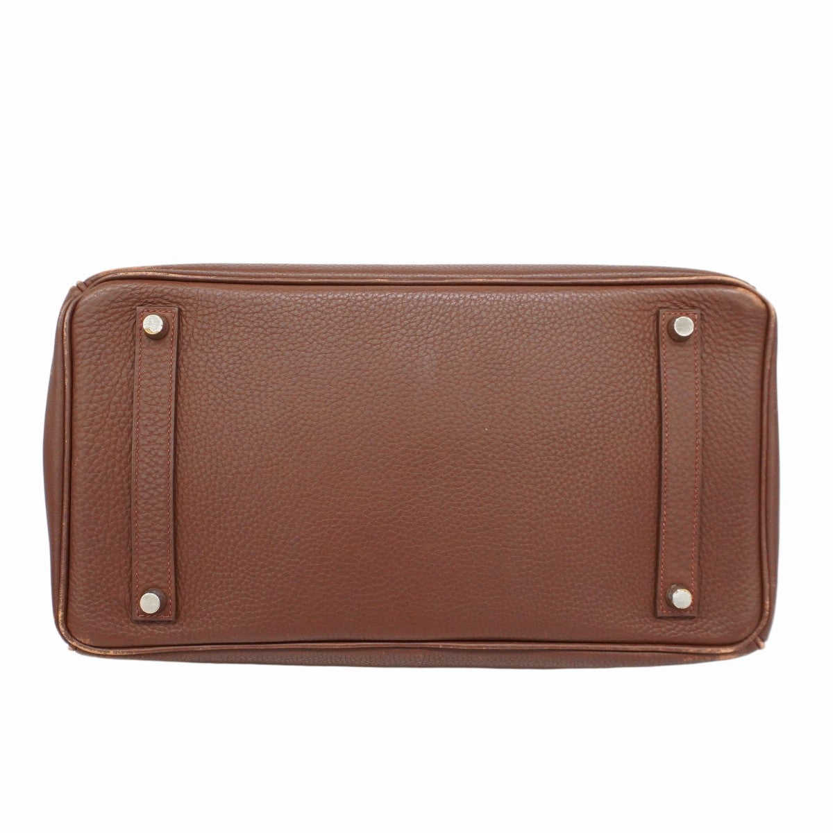 【5he5302-h】エルメス ハンドバッグ バーキン35 トゴ ブラウン シルバー金具【中古】レディース