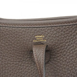 【5he5304-h】エルメス ショルダーバッグ エヴリンTPM トリヨンクレマンス エベンヌ ゴールド金具 K刻印【中古】レディース