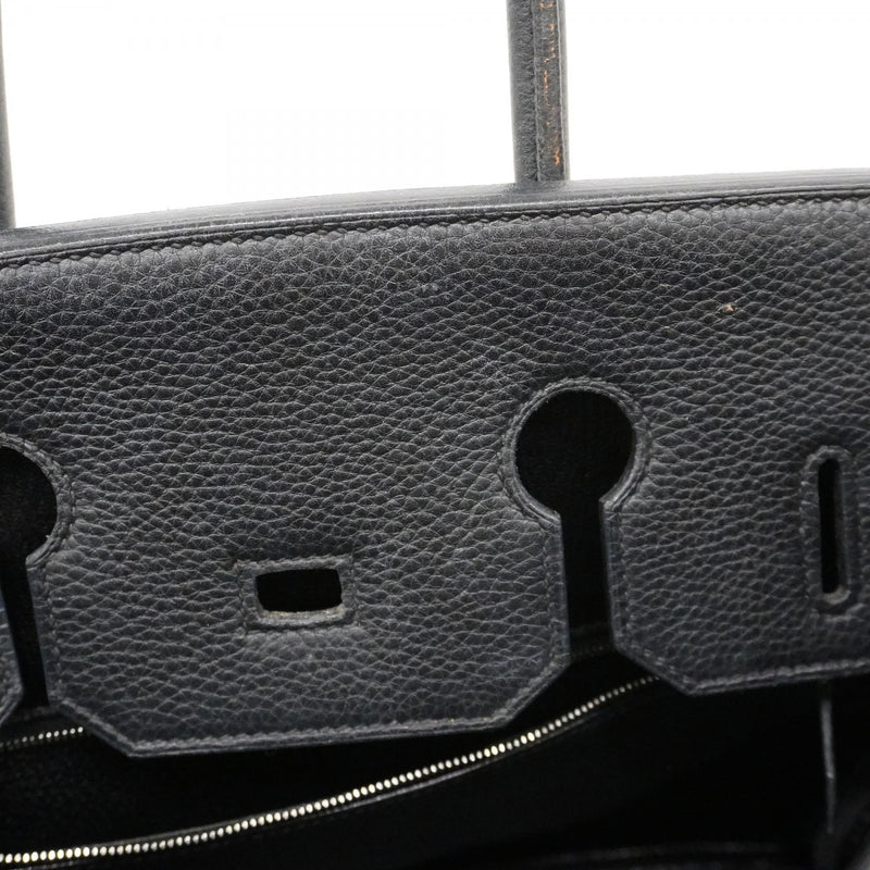 【5he5341-h】エルメス ハンドバッグ バーキン35 トゴ ブラック ゴールド金具 □I刻印【中古】レディース
