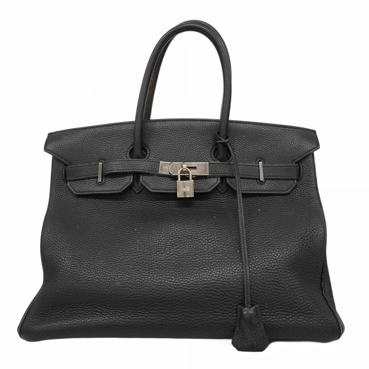 【5he5341-h】エルメス ハンドバッグ バーキン35 トゴ ブラック ゴールド金具 □I刻印【中古】レディース