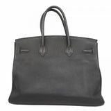 【5he5341-h】エルメス ハンドバッグ バーキン35 トゴ ブラック ゴールド金具 □I刻印【中古】レディース