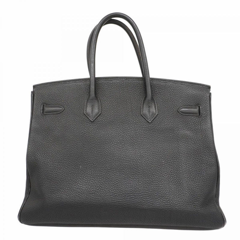 【5he5341-h】エルメス ハンドバッグ バーキン35 トゴ ブラック ゴールド金具 □I刻印【中古】レディース