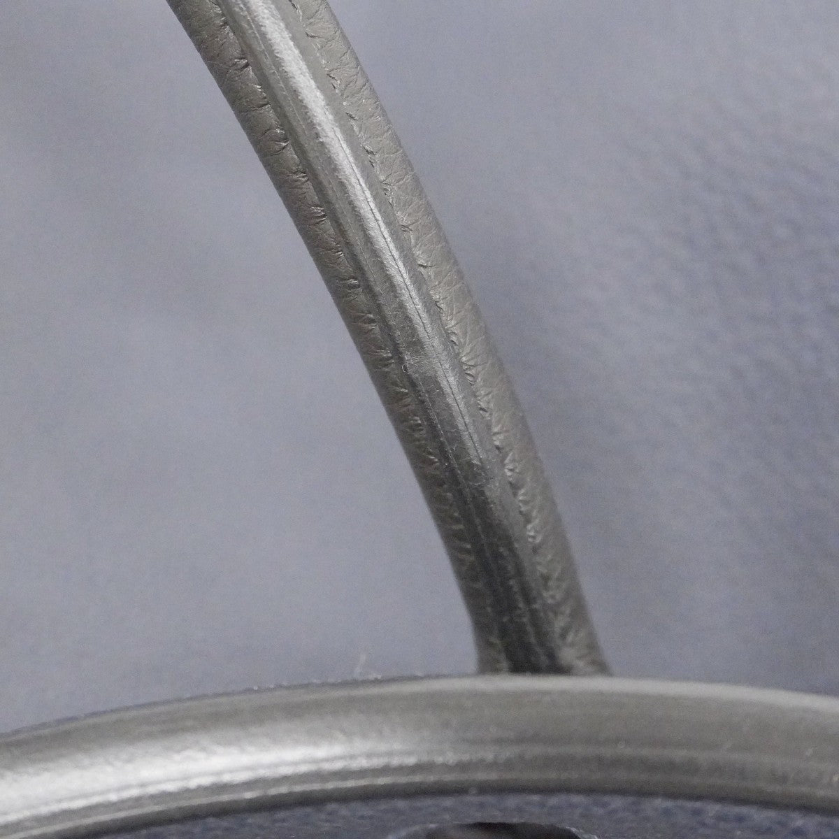 【5he5344-h】エルメス ハンドバッグ オータクロア40 トゴ ブラック ブルーニュイ シルバー金具 C刻印【中古】メンズ