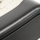 【5he5353-h】シャネル ショルダーバッグ Wチェーン ガブリエルドゥ ツイード ブラック アイボリー ゴールド金具【中古】レディース