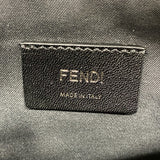 【5he5356-b-h】フェンディ ハンドバッグ ズッカ レザー ブラック シルバー金具【中古】メンズ