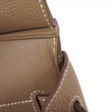 ★SALE【5he5370-h】エルメス ハンドバッグ バーキン35 トゴ エトゥープ シルバー金具 D刻印【中古】レディース