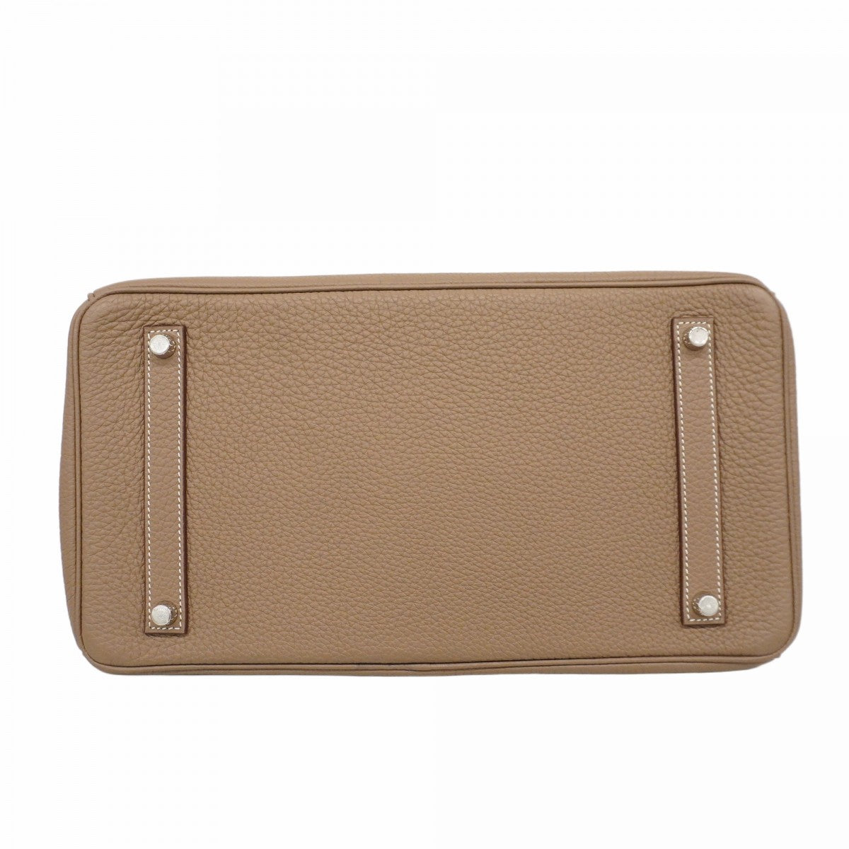 ★SALE【5he5370-h】エルメス ハンドバッグ バーキン35 トゴ エトゥープ シルバー金具 D刻印【中古】レディース