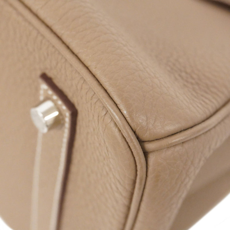 ★SALE【5he5370-h】エルメス ハンドバッグ バーキン35 トゴ エトゥープ シルバー金具 D刻印【中古】レディース