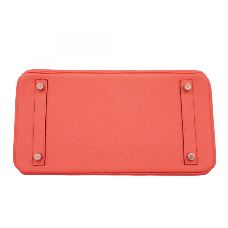 ★SALE【5he5371-h】エルメス ハンドバッグ バーキン30 トリヨンクレマンス ローズアザレ シルバー金具 Y刻印【中古】レディース