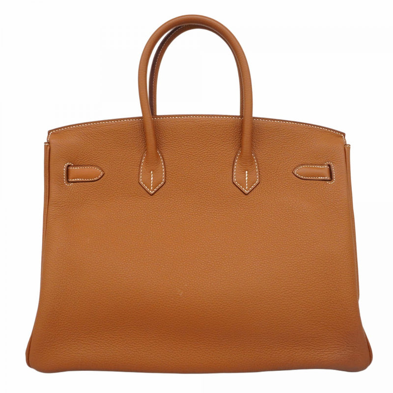 ★SALE【5he5375-h】エルメス ハンドバッグ バーキン35 トゴ ゴールド ゴールド金具 □M刻印【中古】レディース