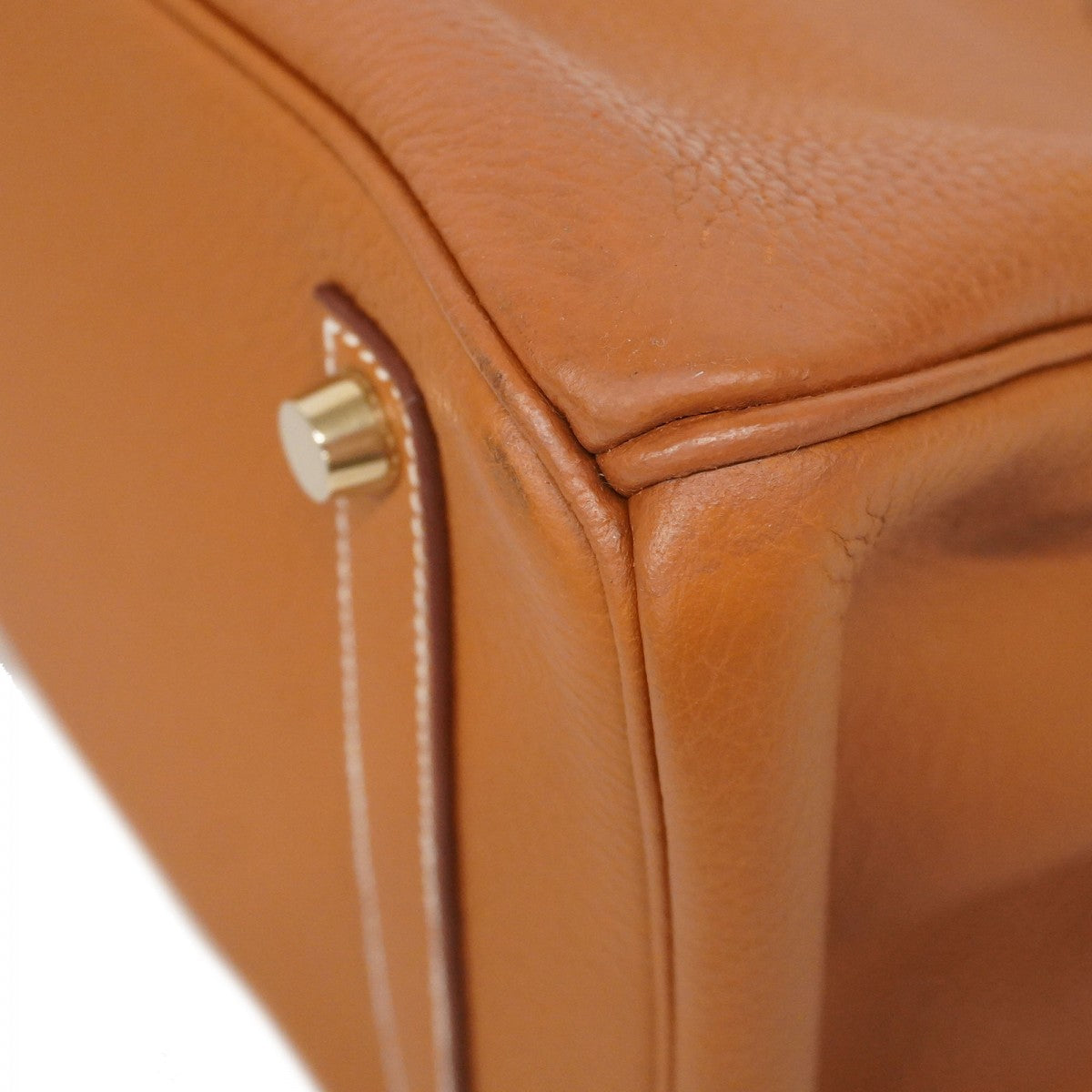 ★SALE【5he5375-h】エルメス ハンドバッグ バーキン35 トゴ ゴールド ゴールド金具 □M刻印【中古】レディース