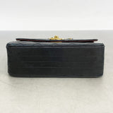 【5he5415-h】シャネル ショルダーバッグ マトラッセ チェーンショルダー ラムスキン ブラック ゴールド金具【中古】レディース