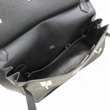【5he5439-h】エルメス ショルダーバッグ ジプシエール34 トリヨンクレマンス ブラック シルバー金具 □P刻印【中古】メンズ レディース ユニセックス