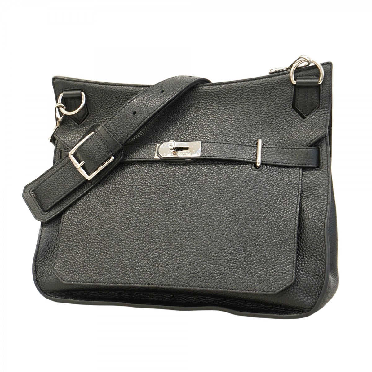 【5he5439-h】エルメス ショルダーバッグ ジプシエール34 トリヨンクレマンス ブラック シルバー金具 □P刻印【中古】メンズ レディース ユニセックス