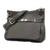 【5he5439-h】エルメス ショルダーバッグ ジプシエール34 トリヨンクレマンス ブラック シルバー金具 □P刻印【中古】メンズ レディース ユニセックス