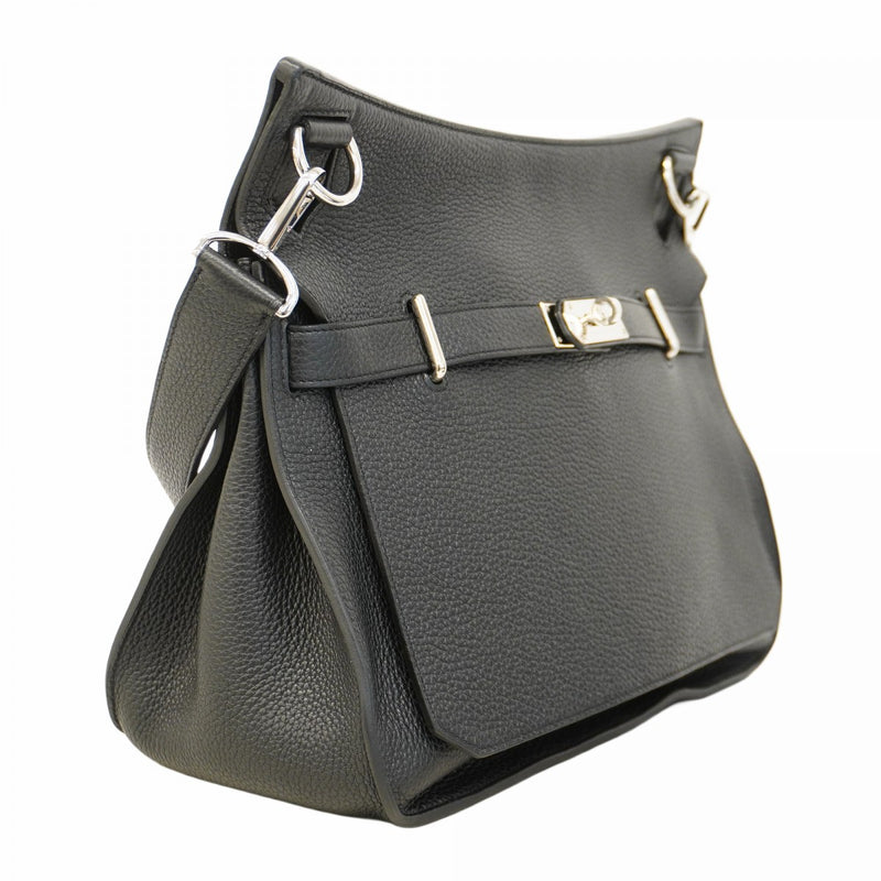 【5he5439-h】エルメス ショルダーバッグ ジプシエール34 トリヨンクレマンス ブラック シルバー金具 □P刻印【中古】メンズ レディース ユニセックス